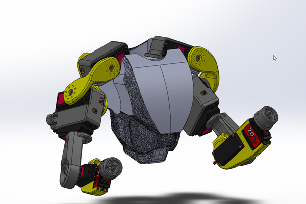Almost humanoid robot