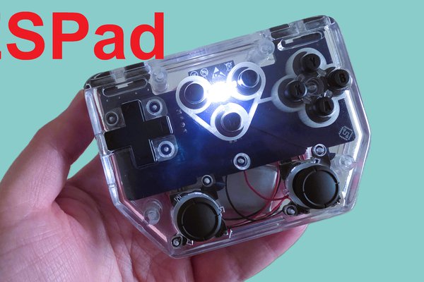 ESPad: An Open Source Bluetooth Game Controller