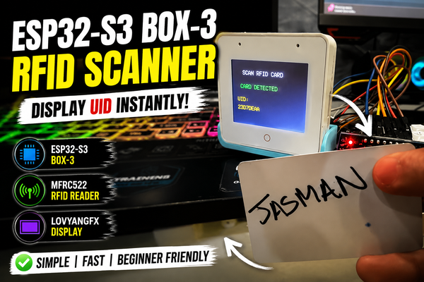 How to Interface MFRC522 RFID Reader with the ESP
