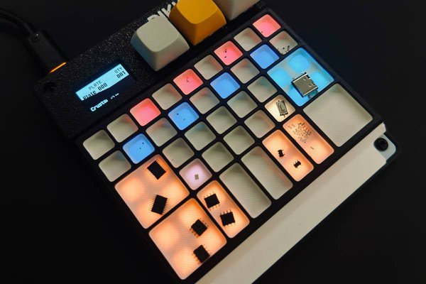 PIKKed — pick-to-light for hand PCB assembly