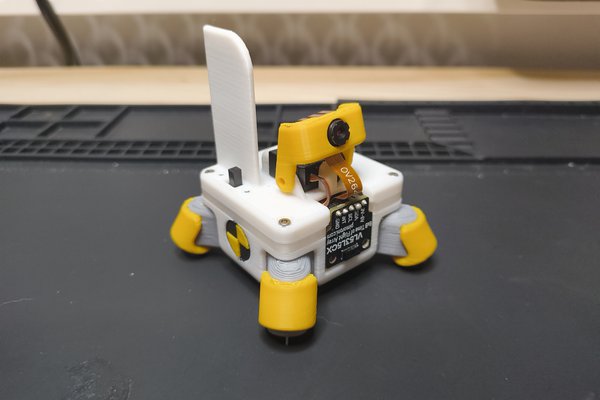 BugBot: vibration-based quadruped