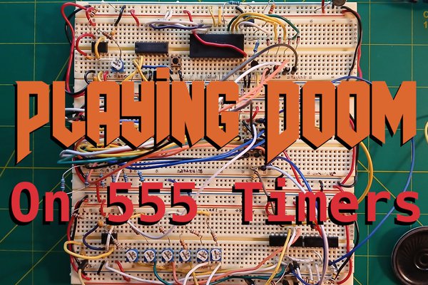 Playing Doom on 555 Timers