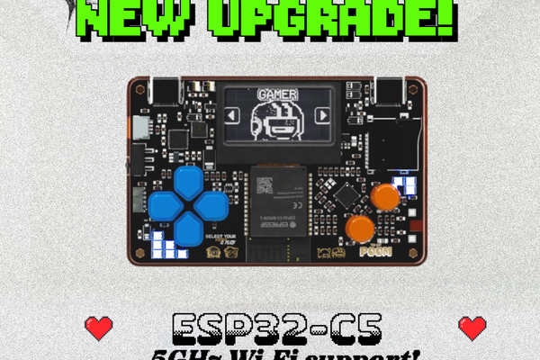 POOM: ESP32-C5 Hacking, Gaming & Maker Tool