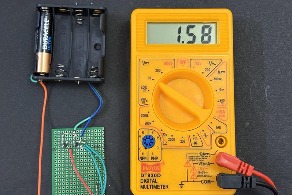 1.5V Alkaline Battery SOC Measurement Technique