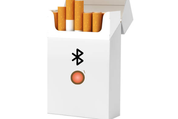 Connected cigarette pack