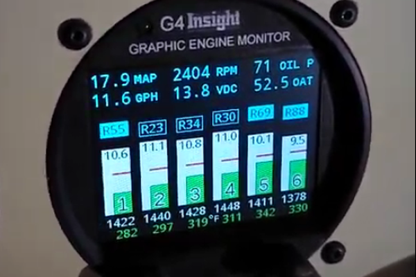 Engine Monitor for flight simulation