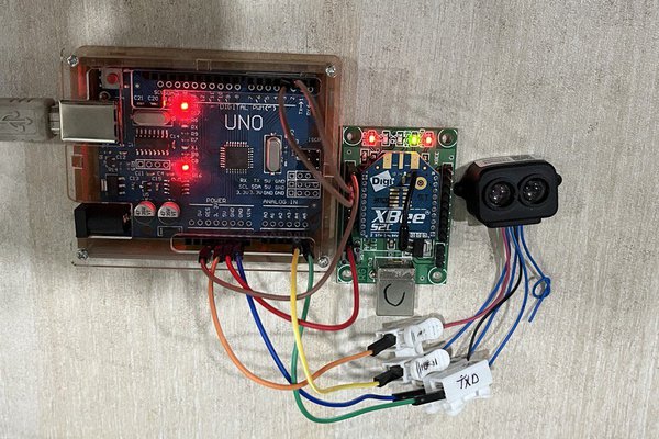 Wireless Distance Monitoring with Arduino and XBee