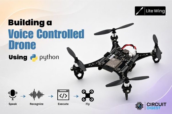 ESP32 Voice-Controlled Drone with LiteWing