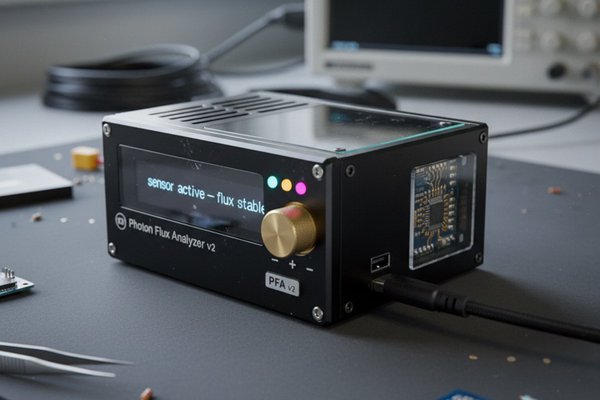 Photon Flux Analyzer v2 — Reverse-Bias LED Sensor