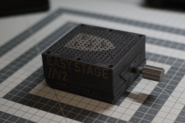 3D Printed Linear and Rotary Positioning Stages