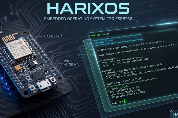 HarixOS: Linux-Style Operating System for ESP8266