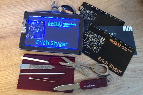 'Swiss Army Knife' RFID LED Business Card