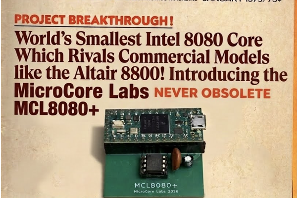 MCL8080+: The Ultimate 8080 Emulator for ATTiny85