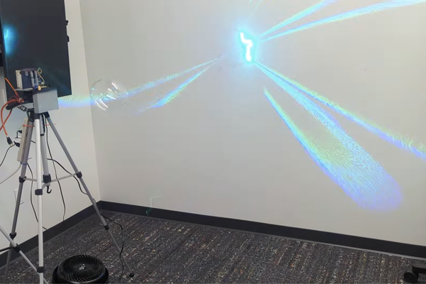 BubbleSynth: Bubbles, Lasers, and a Modular Synth