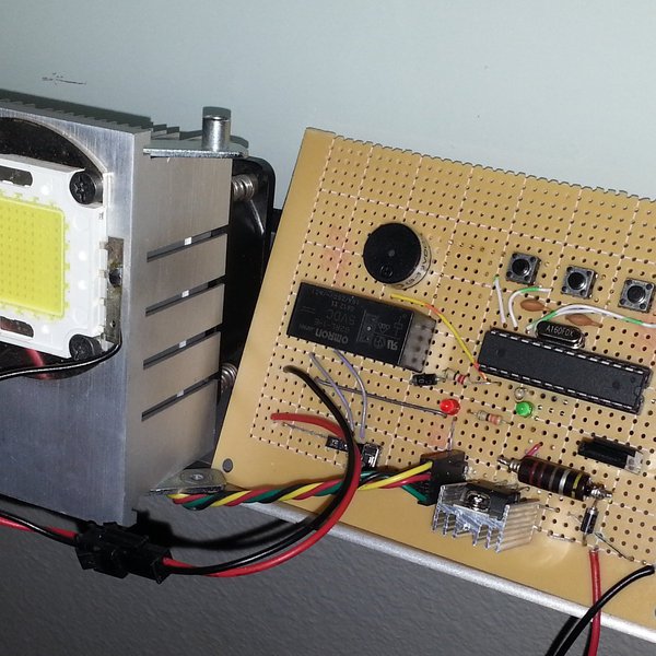Arduino / freeduino 100w LED Strobe Light | Hackaday.io