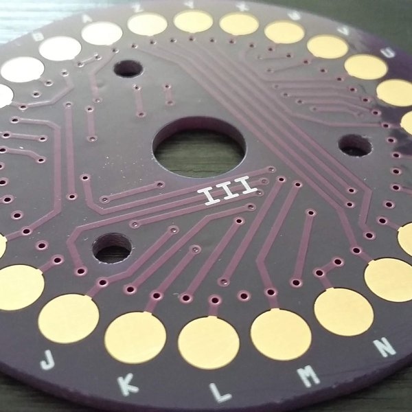 Yet Another Enigma Rotor using a PCB and Pogo Pins | Hackaday.io