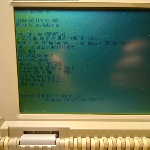 Amstrad PPC Printer Port Storage | Hackaday.io