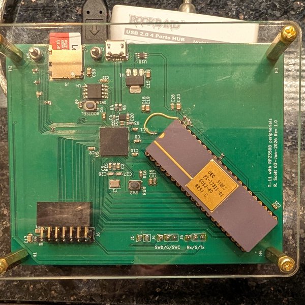 T-11 with RP2350 as memory and peripherials | Hackaday.io