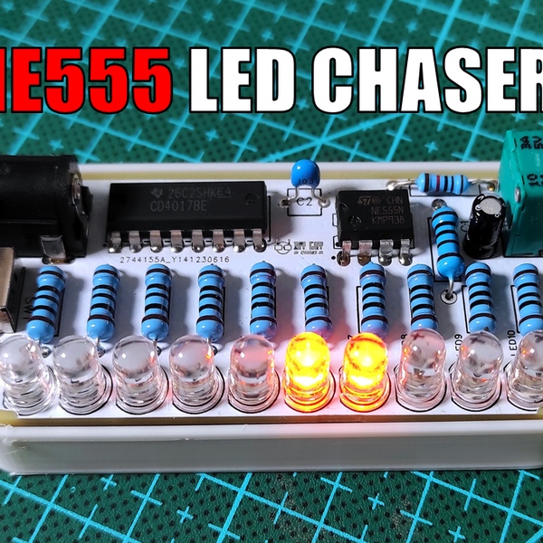 Diy Led Light Chaser Circuit