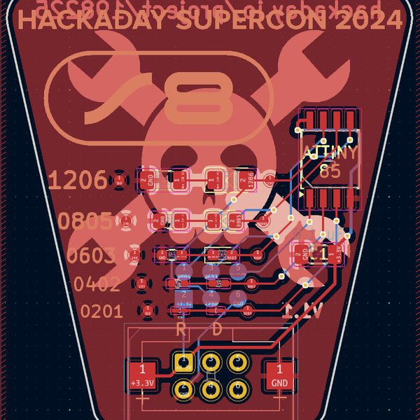 Supercon 2024 SMD Challenge SAO (Cursed) | Hackaday.io