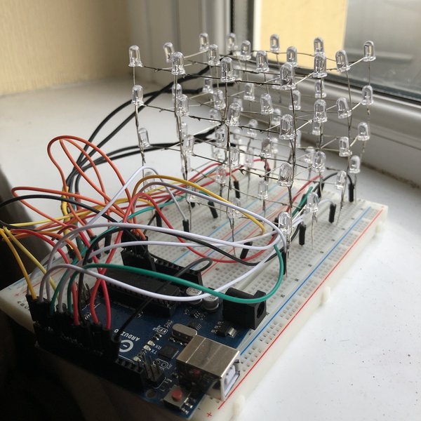 8x8x8 LED Matrix | Hackaday.io