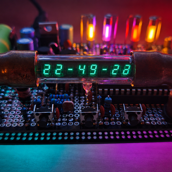 Single-AA NiMH VFD Clock from a Recycled Calc | Hackaday.io