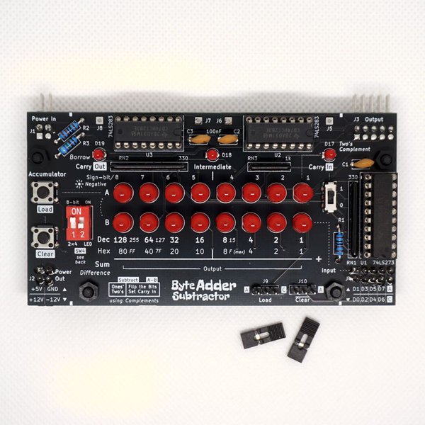 Byte Adder Subtractor: an 8-bit Full Adder | Hackaday.io