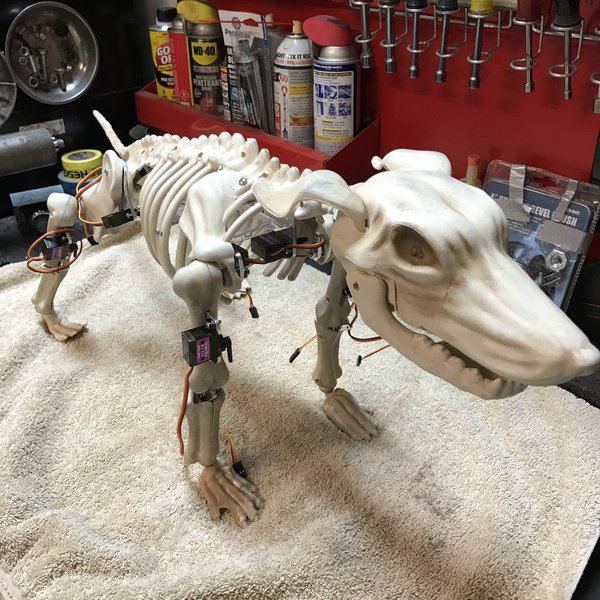 Boney the Skeleton Robot Dog | Hackaday.io