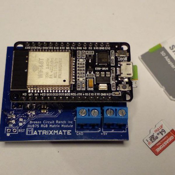 MatrixMate a RGB Hub75 Module | Hackaday.io