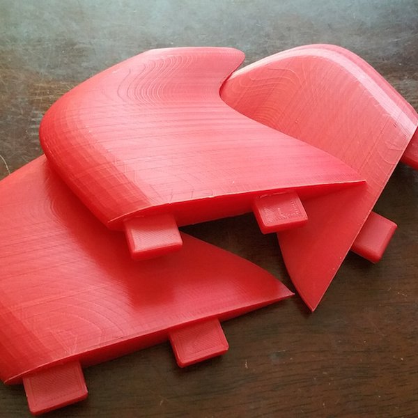 3D printed surfboard fins Hackaday.io