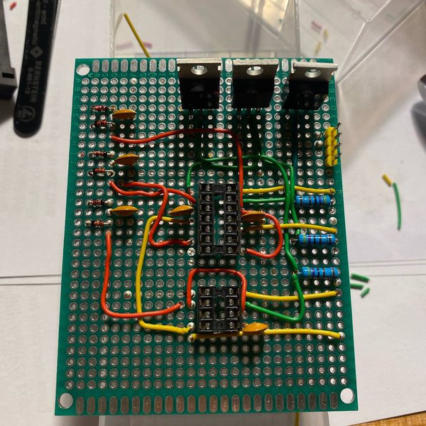 RGB LED controls from vintage TV panel | Hackaday.io