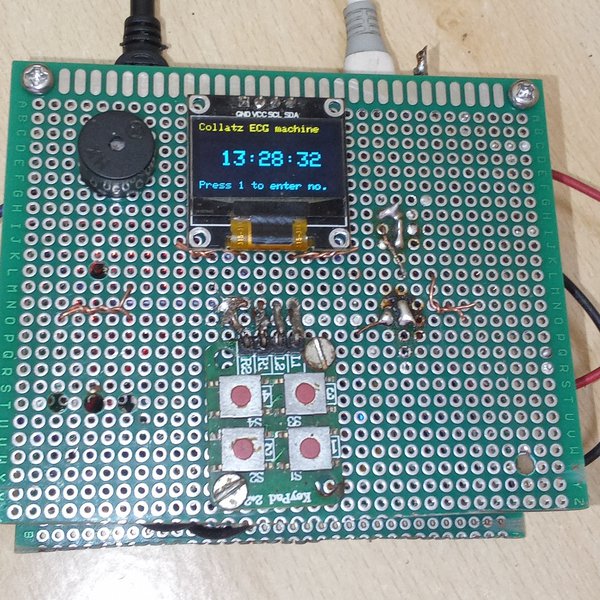 Collatz ECG: Numbers in Rhythm with Time | Hackaday.io