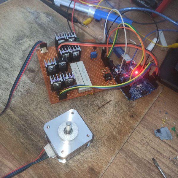 Discrete Stepper Motor Driver: Educational Archite | Hackaday.io