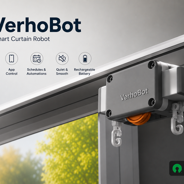verhoBot - the compact bot that moves your curtain | Hackaday.io