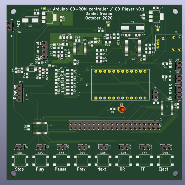 Arduino CD player | Hackaday.io