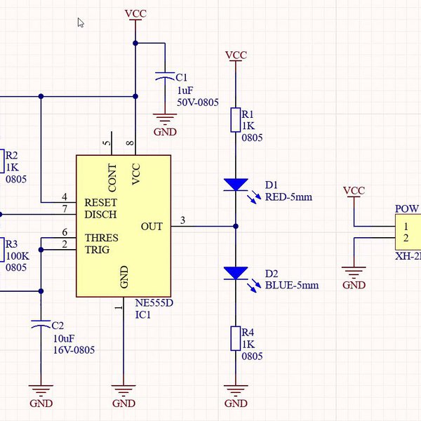 555 Dual LED Flasher [SMD] | Hackaday.io