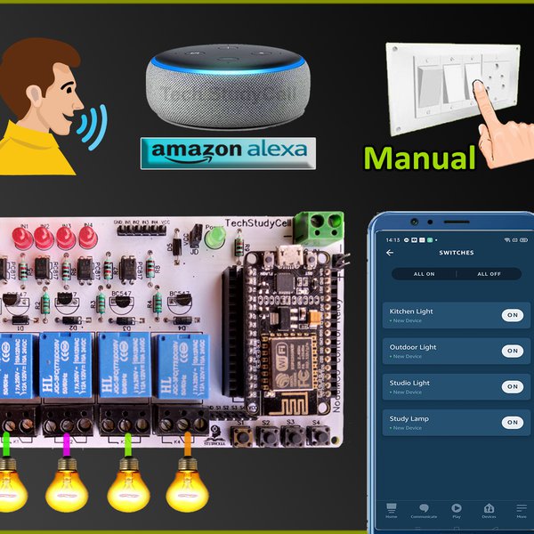 NodeMCU ESP8266 Alexa App Voice Control Smart Home | Hackaday.io