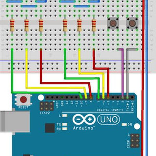 Traffic Lights for Arduino - Finite State Machine | Hackaday.io