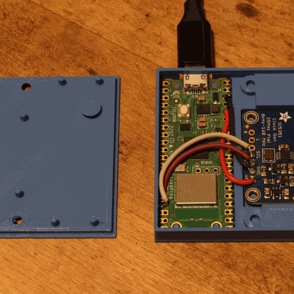 Simple clock generator with webinterface | Hackaday.io