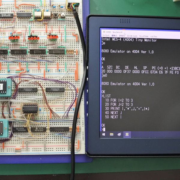 Intel 4004 Arduino Intel 4004 Homebrew Computer | Hackaday.io