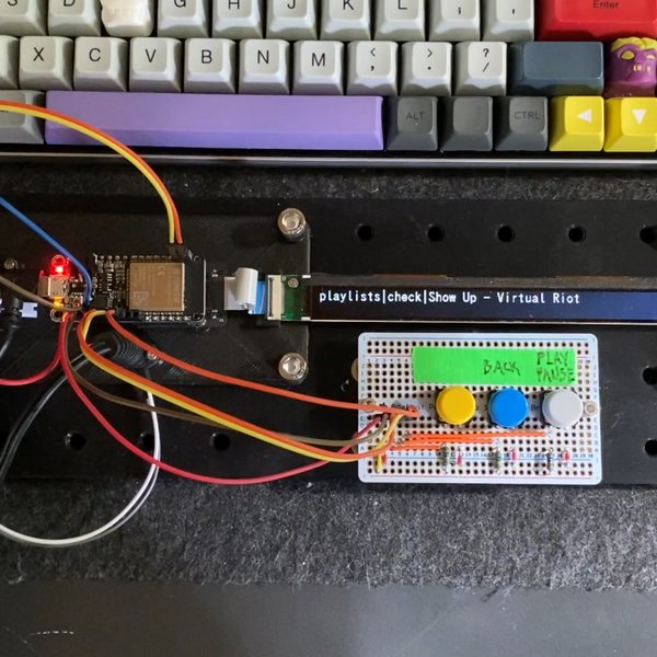 Bar LCD Music Player | Hackaday.io