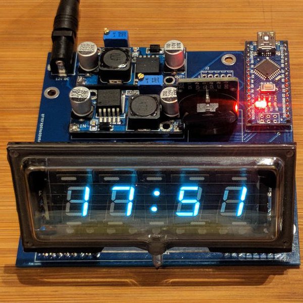 Recycled VFD Clock | Hackaday.io