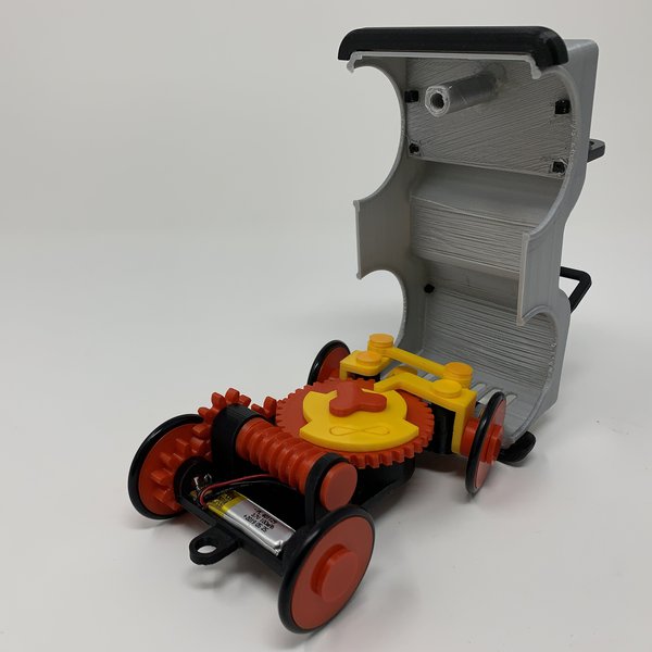 3D Printed Prototype Cam Steered Vehicle | Hackaday.io