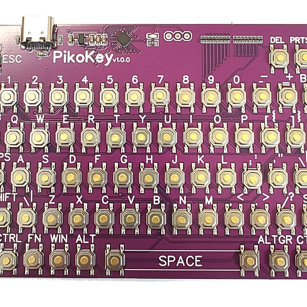 PikoKey - Mini HID USB Mechanical Keyboard | Hackaday.io