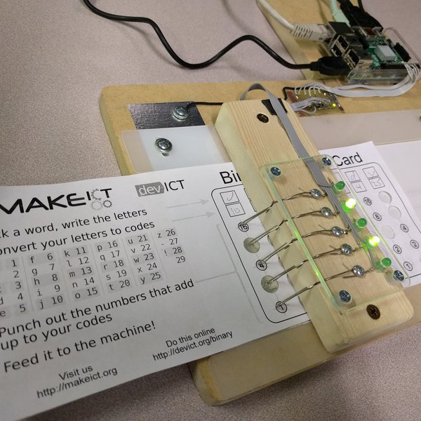 Binary Punched Card Reader