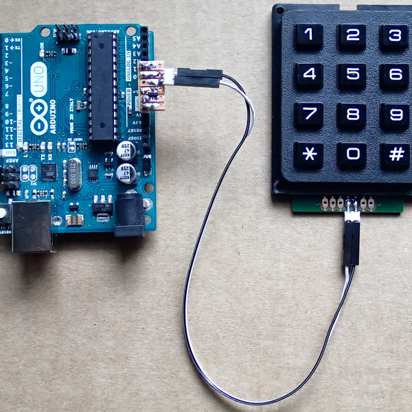 Two-Wire Matrix Keypad to Analog Input | Hackaday.io