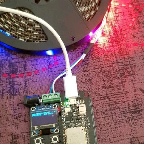 Esp32 LED strip driver | Hackaday.io