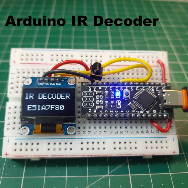 IR Remote Decoder using Arduino Nano | Hackaday.io