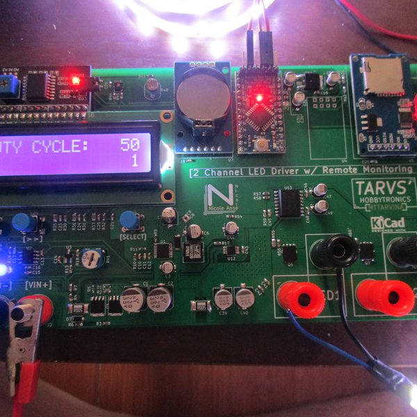 2 Ch LED Driver with Remote Monitoring | Hackaday.io