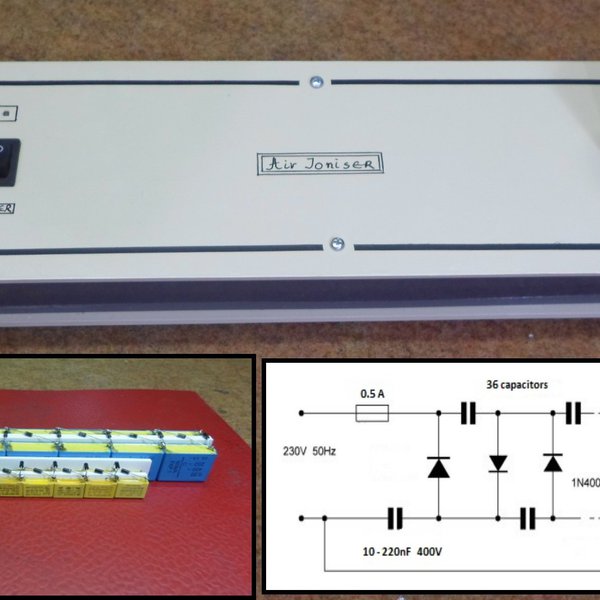 DIY AIR IONIZER (PURIFIER) Hackaday.io
